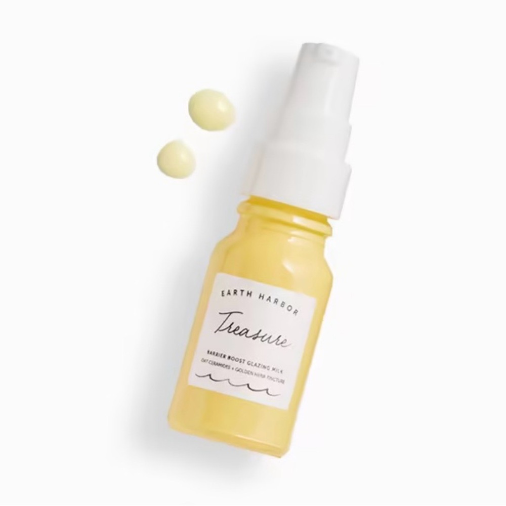 Earth harbor naturals treasure barrier boost glazing milk